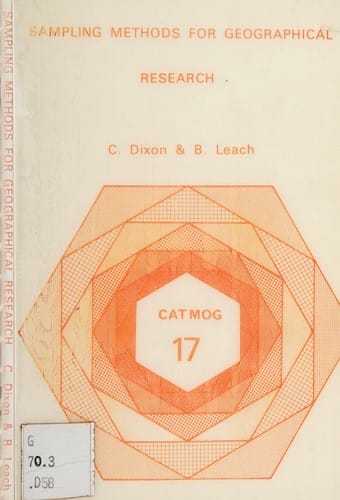 Sampling methods for geographical research
