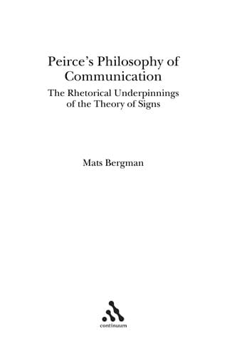 Peirce's philosophy of communication