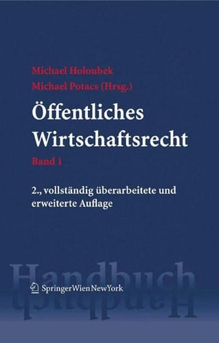 Handbuch des o ffentlichen Wirtschaftsrechts