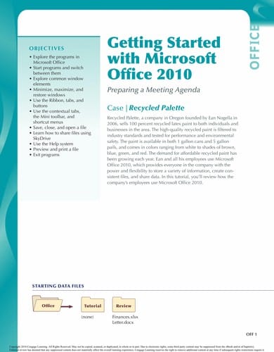 New perspectives on Microsoft Access 2010
