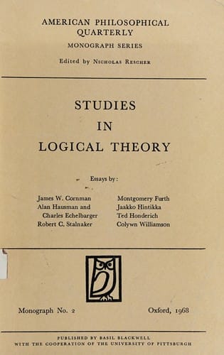 Studies in logical theory
