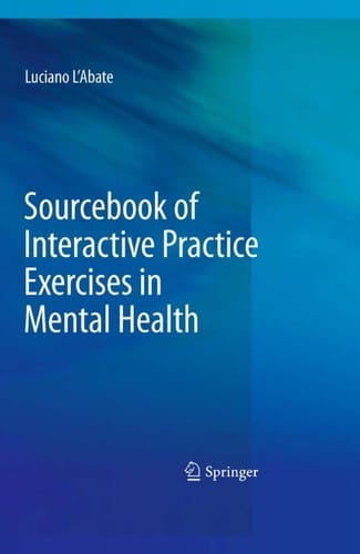 Sourcebook of interactive practice exercises in mental health