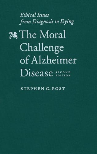 The moral challenge of Alzheimer disease