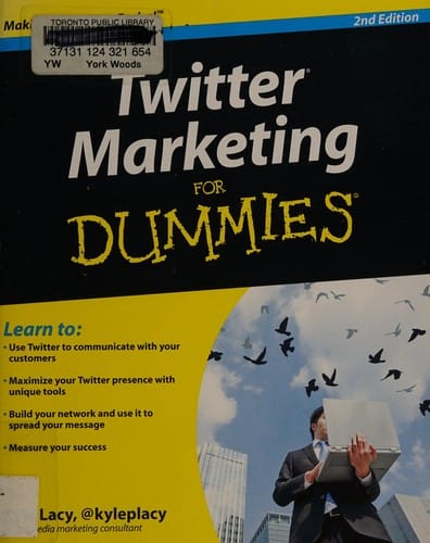 Twitter marketing for dummies
