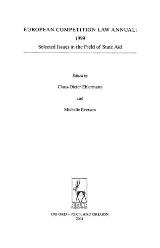 European Competition Law Annual 1999