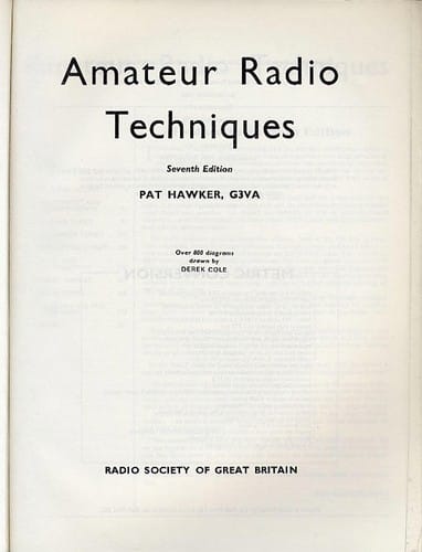 Amateur radio techniques