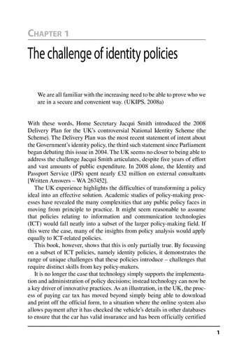 Global challenges for identity policies