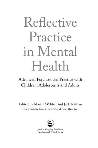 Reflective practice in mental health