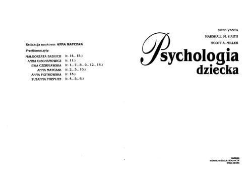 Psychologia dziecka