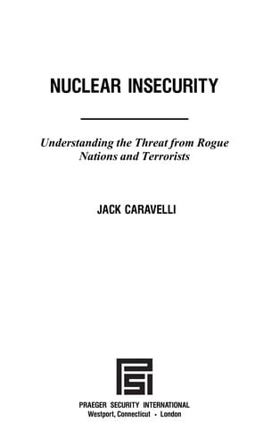Nuclear insecurity