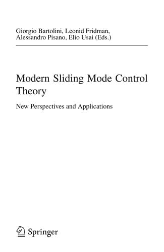 Modern sliding mode control theory