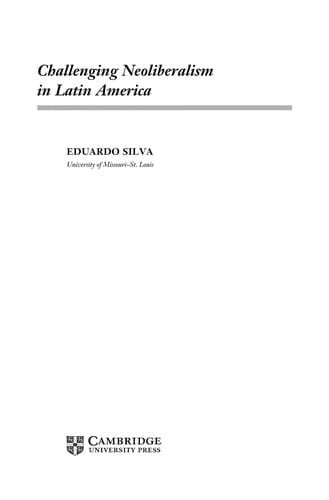 Challenging neoliberalism in Latin America