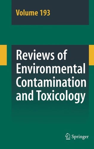 Reviews of Environmental Contamination and Toxicology