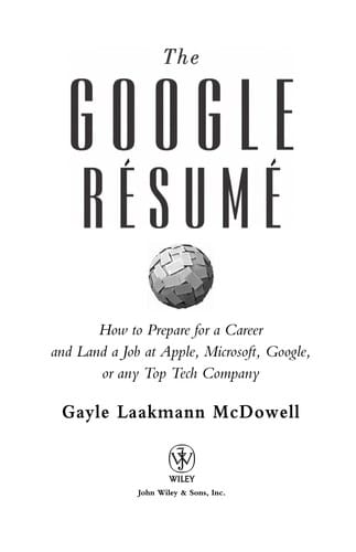 The Google resume