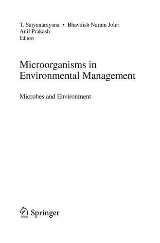 Microorganisms in environmental management