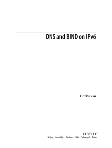 DNS and Bind on IPv6