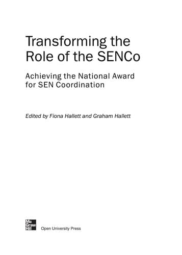 Transforming the role of the SENCo