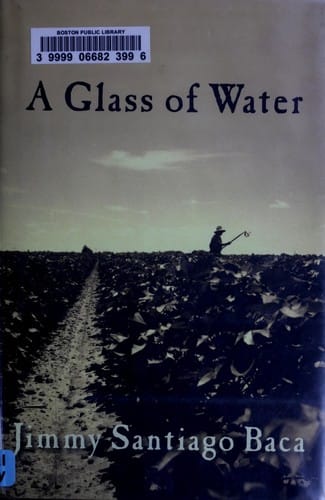A glass of water
