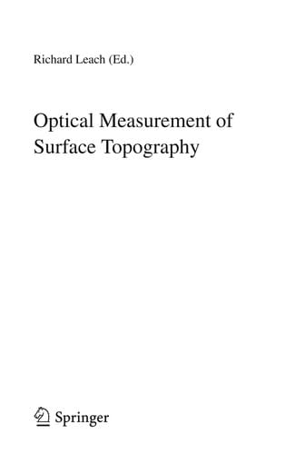 Optical Measurement of Surface Topography
