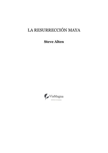 La Resurreccio n maya