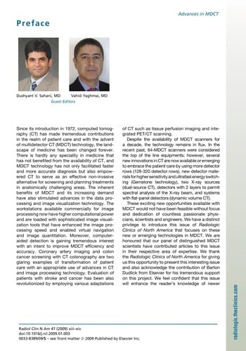 Advances in MDCT