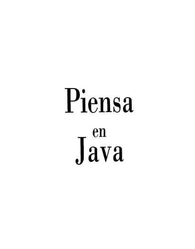 Piensa en Java