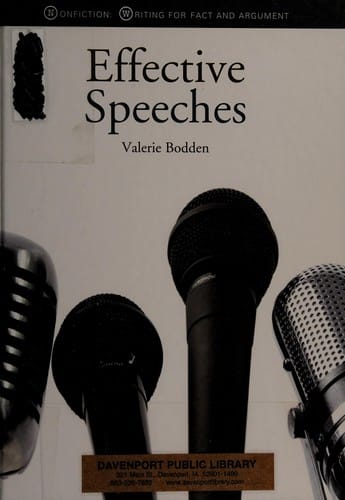 Effective speeches