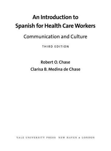 An introduction to Spanish for health care workers