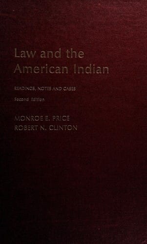Law and the American Indian
