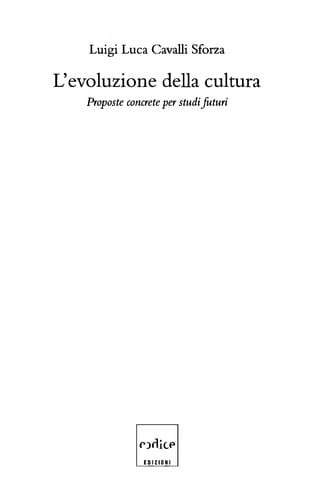 L' evoluzione della cultura