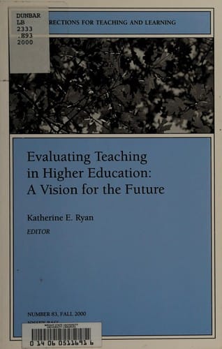 Evaluating teaching in higher education