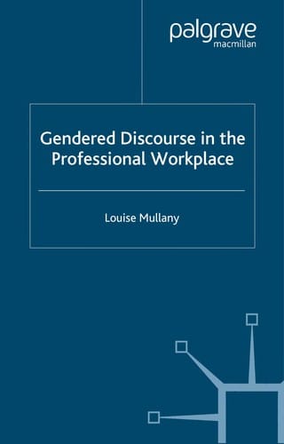 GENDER DISCOURSE IN THE PROFESSIONAL WORKPLACE