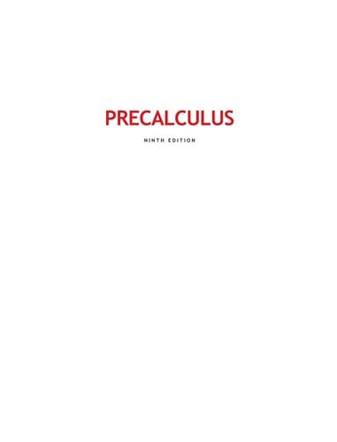 Precalculus
