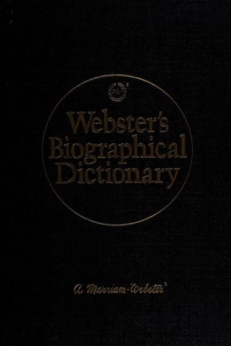 Webster's biographical dictionary