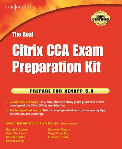 The real Citrix CCA exam preparation kit