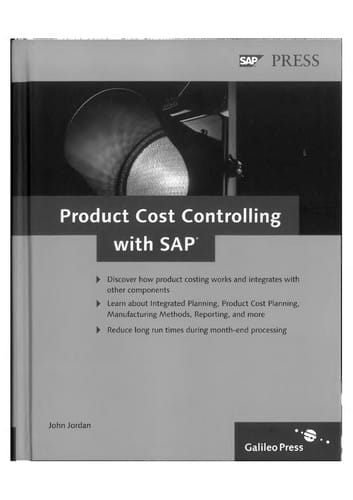 Product cost controlling with SAP