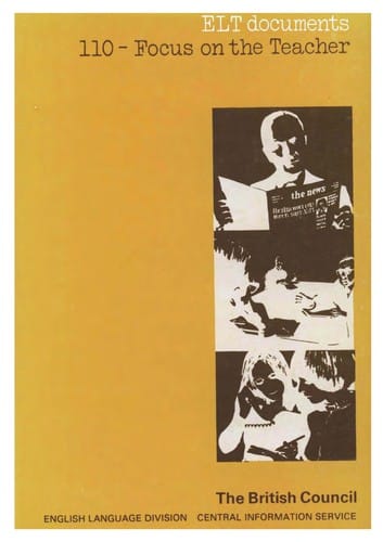 Elt Documents: 110-Focus on the Teacher