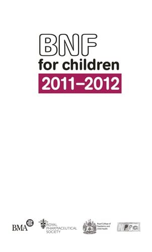 BNF for children 2011-2012