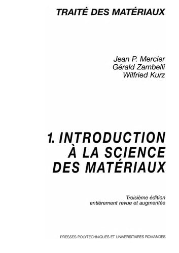 Traite  des mate riaux