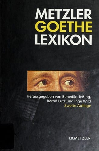 Metzler Goethe Lexikon