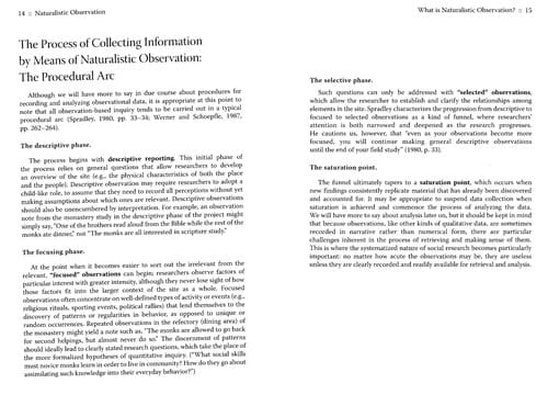 Naturalistic observation