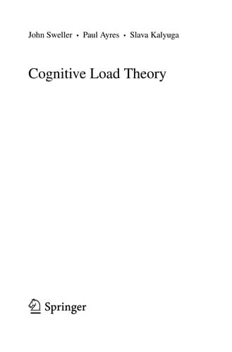Cognitive load theory