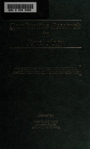 Qualitative research in psychology