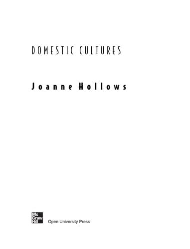 Domestic cultures