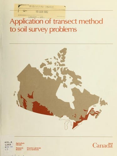 Application of transect method to soil survey problems