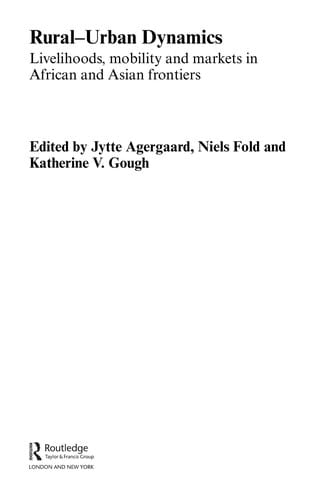 Rural-urban dynamics