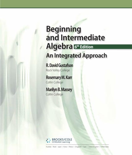 Beginning and intermediate algebra