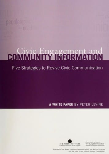 Civic engagement and community information