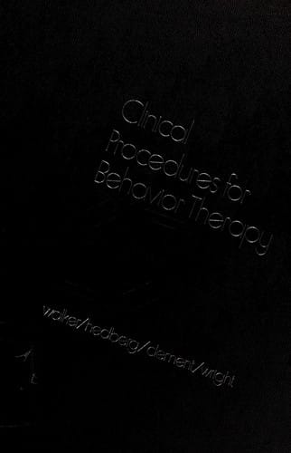 Clinical procedures for behavior therapy