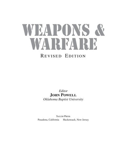 Weapons & warfare